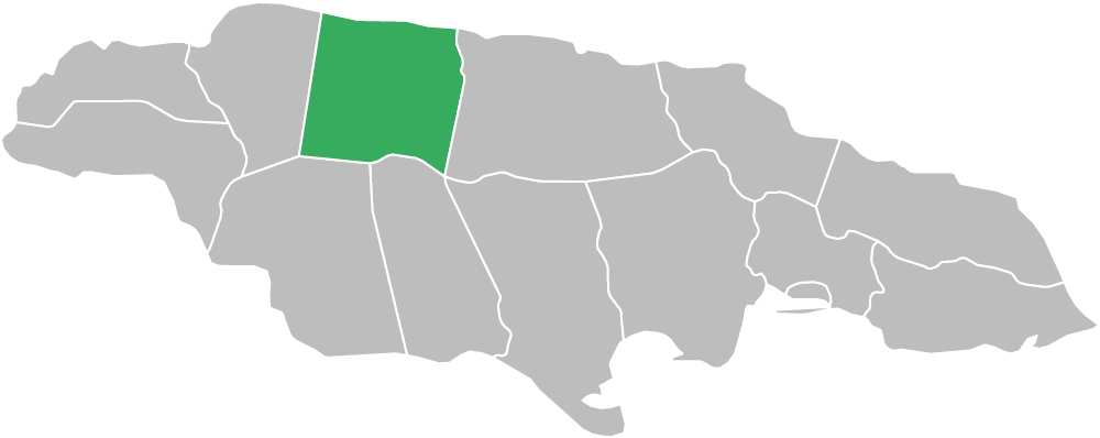 Trelawny Parish is located in Jamaica